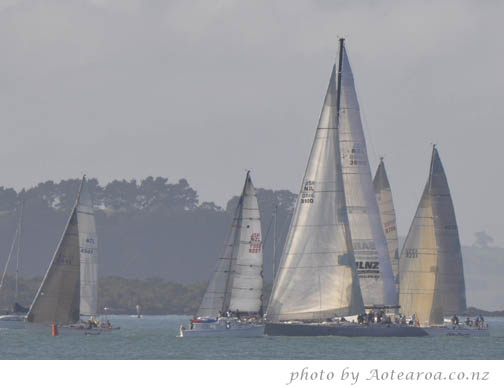Auckland to Musket Cove yacht race. Lion New Zealand